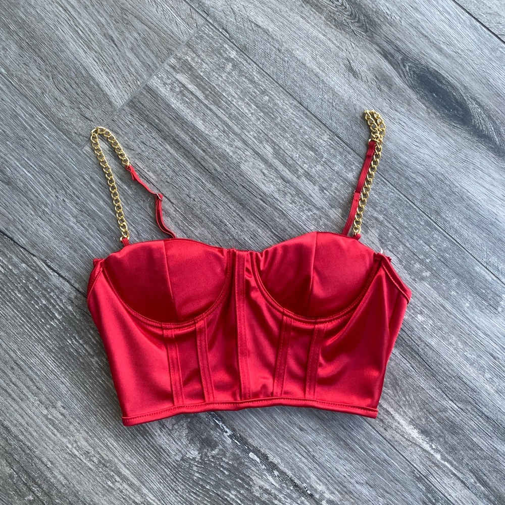 Red Corset Top